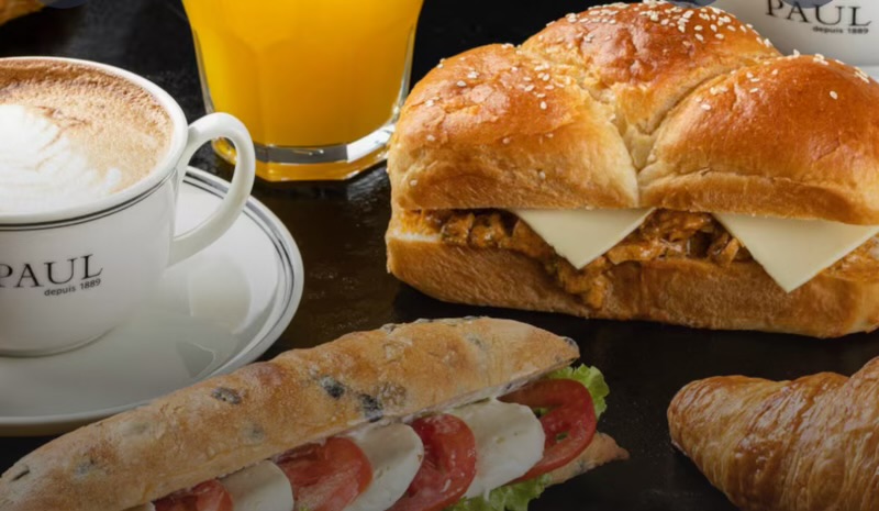 IMAGE OF FOOD OPTIONS AT PAUL